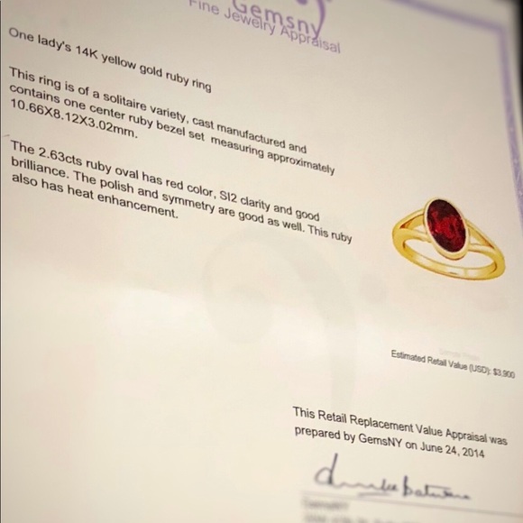 Ruby Ring - Picture 2 of 2